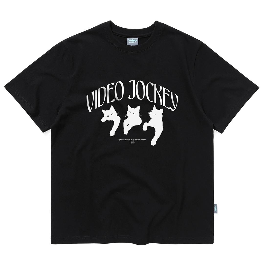 NYANG NYANG NYANG T-SHIRTS [BLACK]