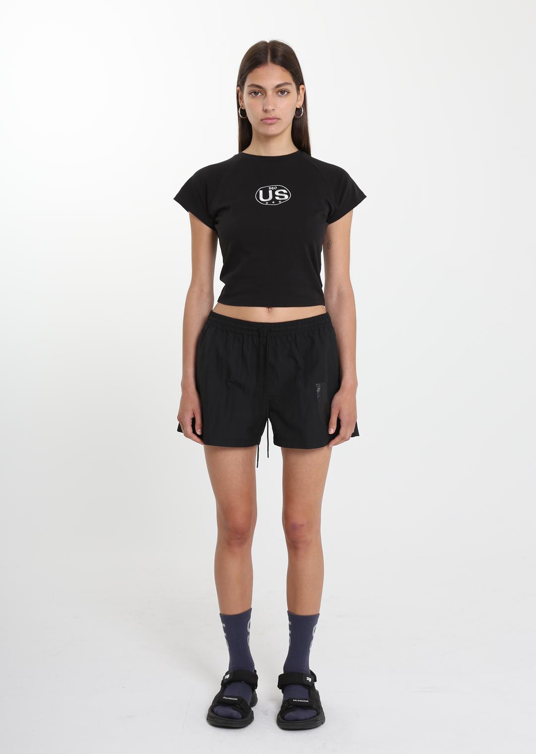 US LOGO MINI T-SHIRT BLACK
