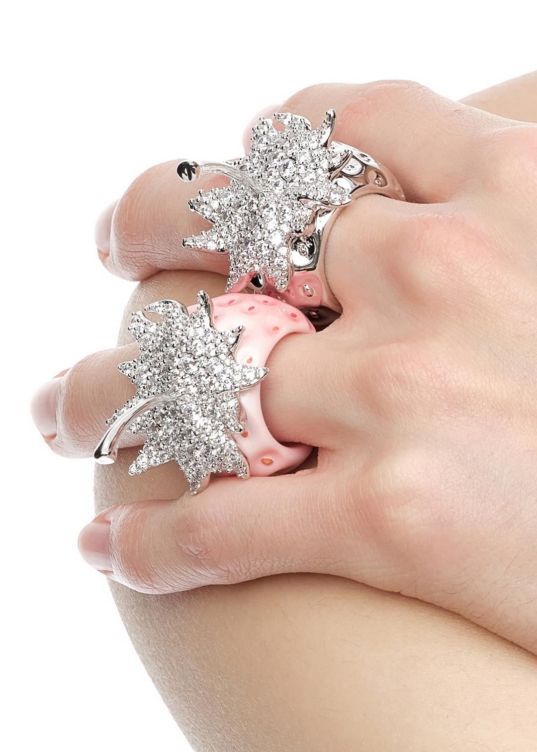 위민 STRAWBERRY RING (PINK)