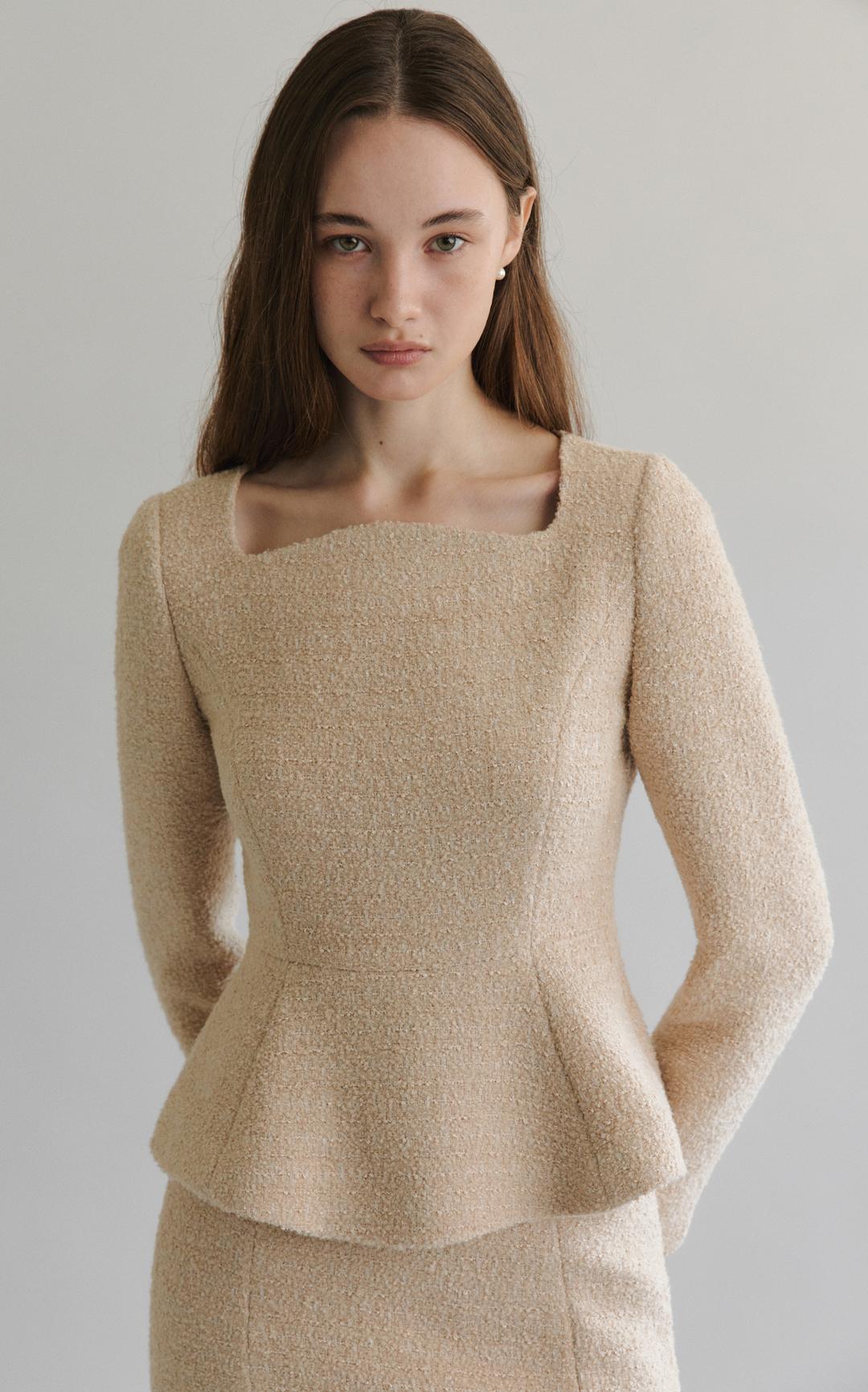 PELL TWEED BLOUSE