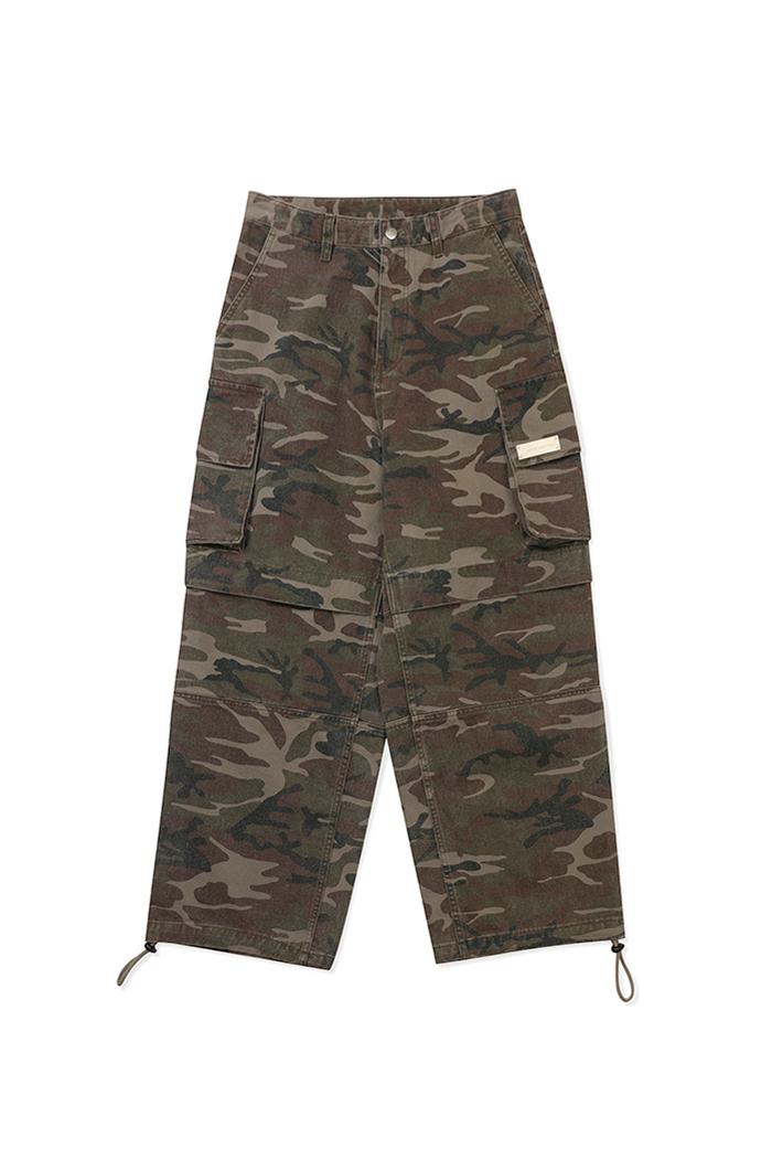 CAMO POCKET CARGO PANTS KHAKI