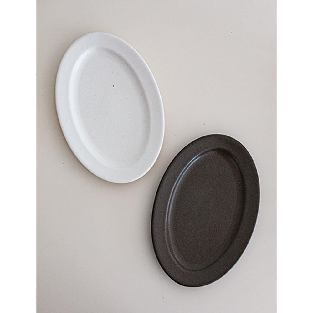 소일베이커 스톤 타원 접시 2 color