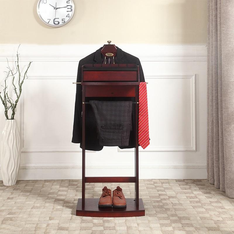 자작나무 원목 정장행거 스탠드 클래식 양복걸이 바지걸이 매장 옷가게 행거