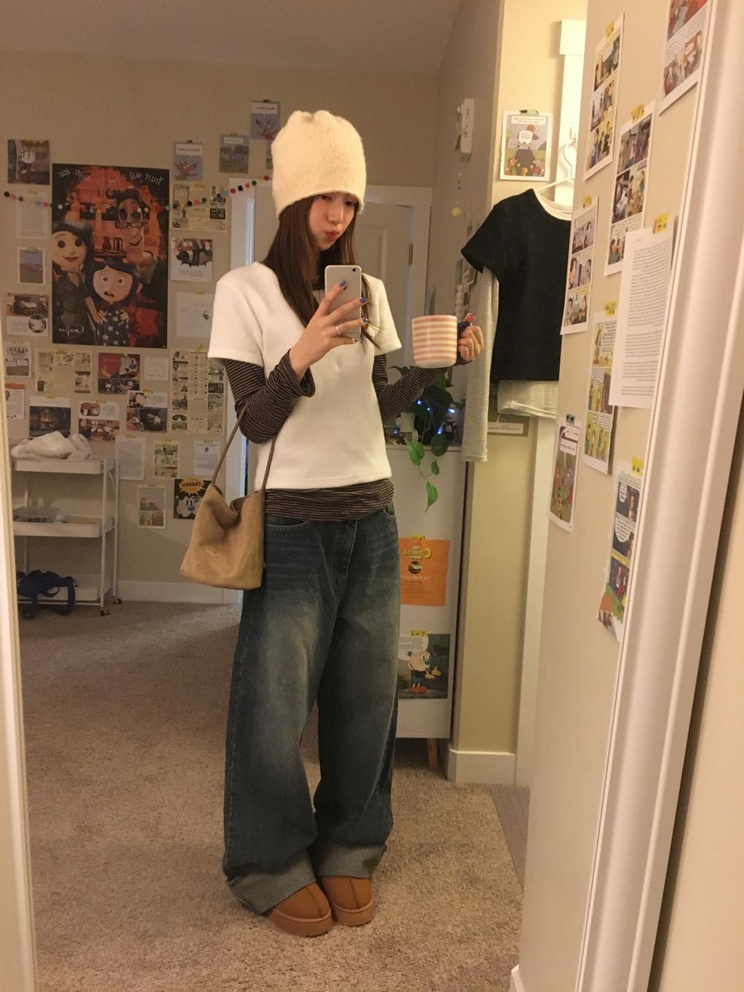 보우아카이브 wide flipped denim (unisex)