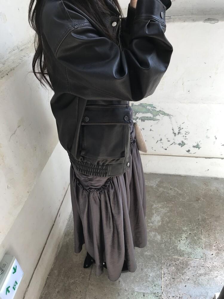 튜프티 [restock] haven leather jacket (2c)