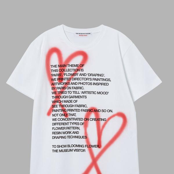 Heart Sprayed T-Shirts
