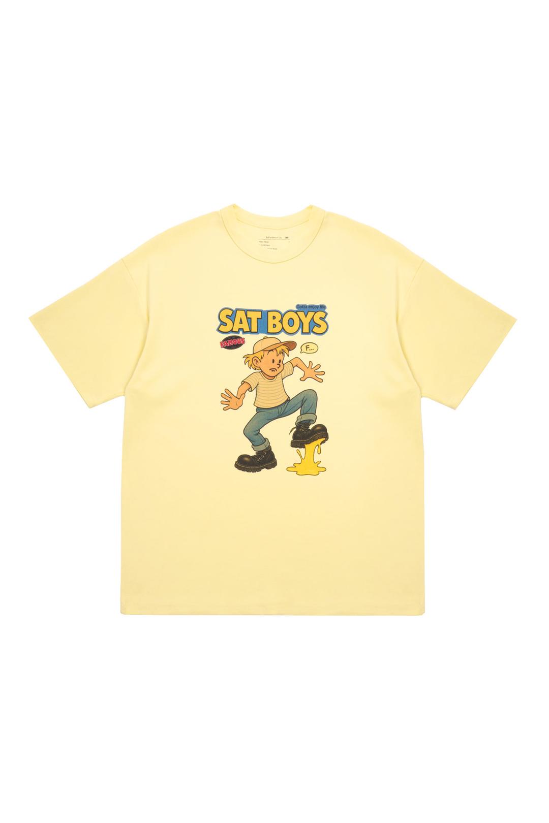 Sat Boys T-shirt Yellow
