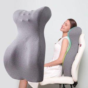 사무실 의자 등받이 목받이 관리 쿠션 자세교정 대형 요추 방석 척추 허리통증 - 인터파크