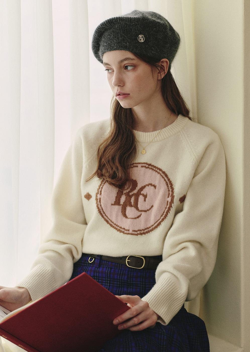 RCC Lambswool Pullover Knit [VANILLA]