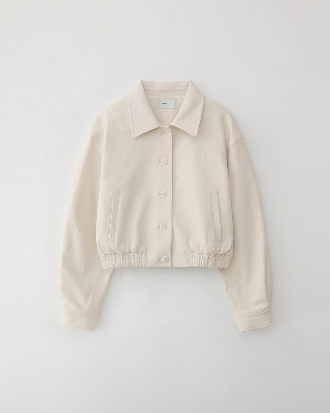 Magnolia cropped jacket - cream