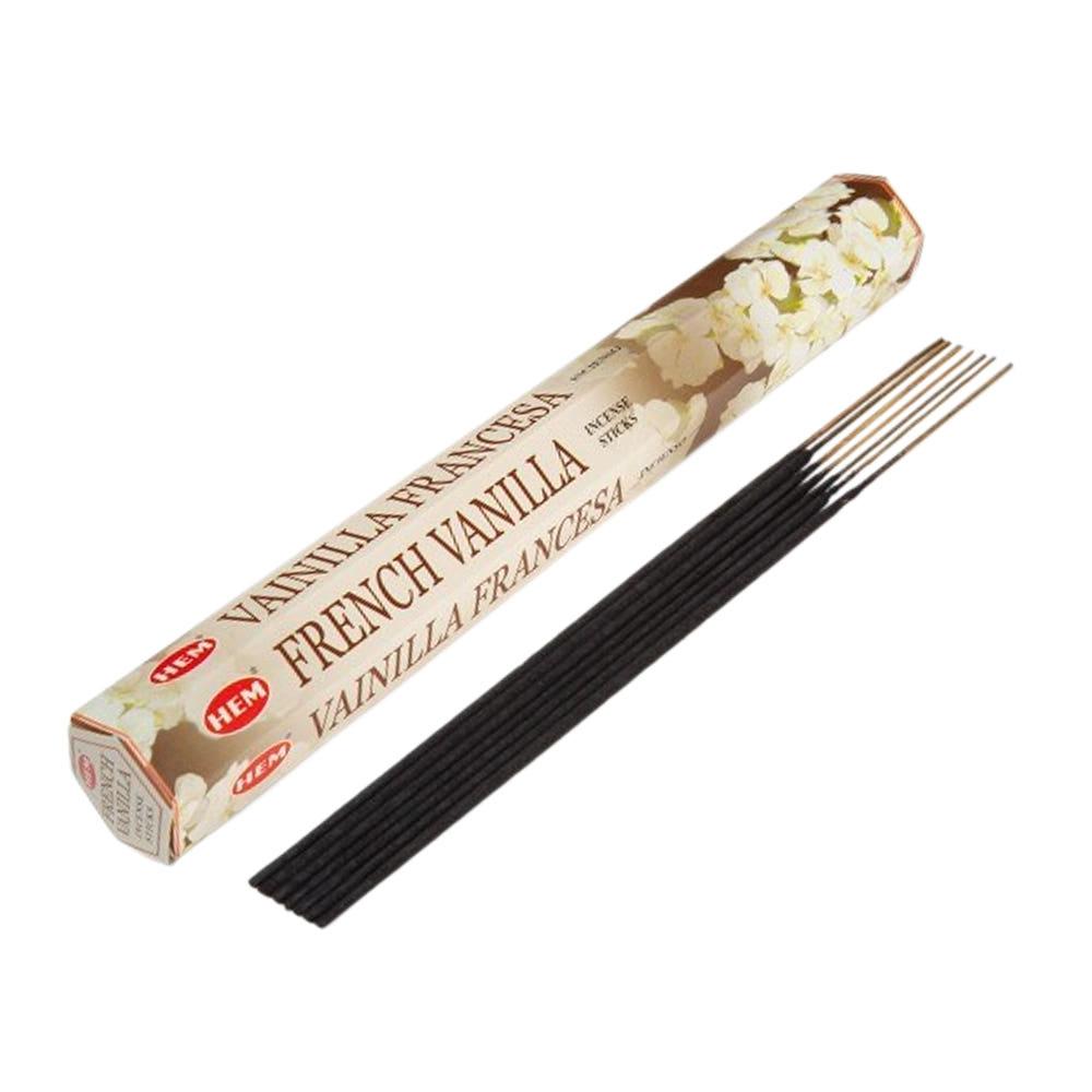 HEM 헴 인센스 스틱 프렌치 바닐라 향 20개입 헥사 아로마 인도향