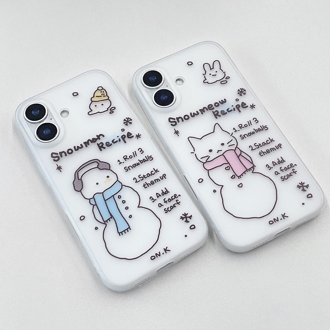 [반투명젤리+반디]눈사람레시피