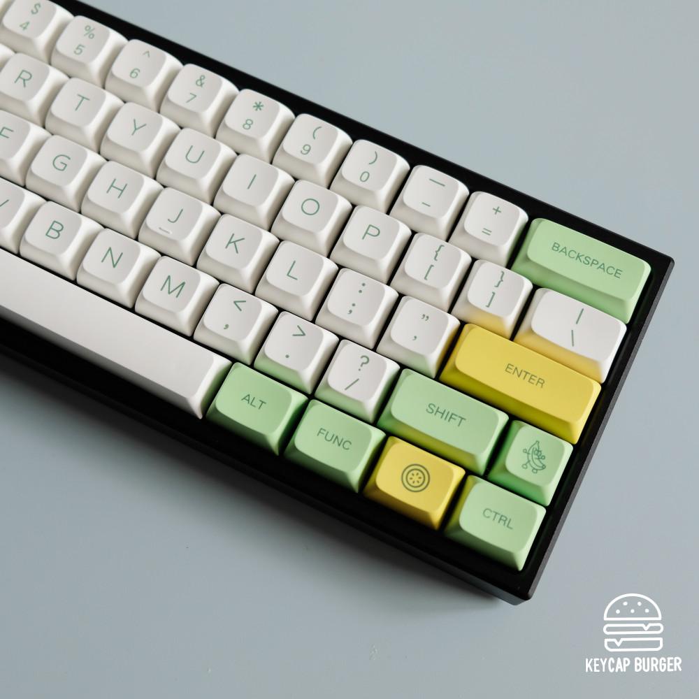 바나나 키캡 XDA  124키 PBT 염료승화