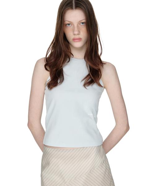 Back Detail Sleeveless Top, SKY BLUE