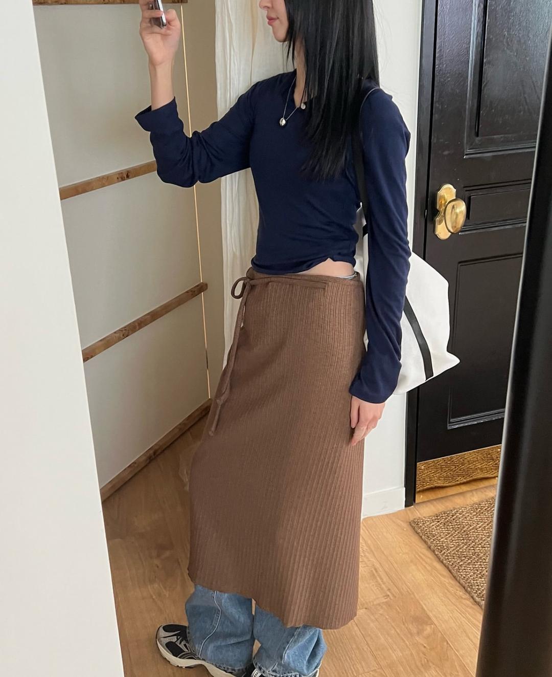 Sour Tencel Cardigan, Navy (4c)