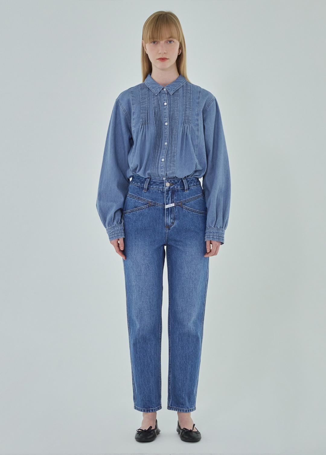 W X-POCKET DENIM PANTS blue