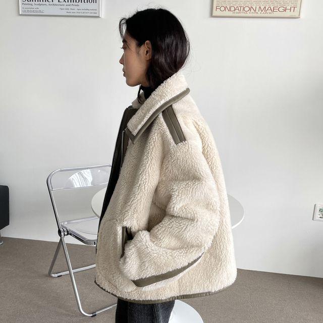 리버시블 플리스 무스탕 2color