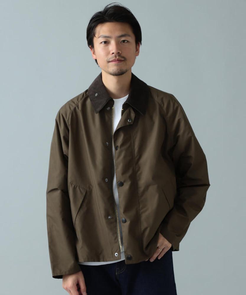 바버 x BEAMS F 빔스 별주 TRANSPORT JACKET 셰이프 메모리 자켓