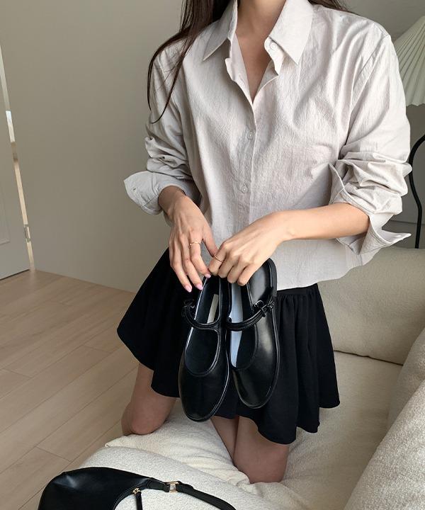 제니피 크롭 셔츠