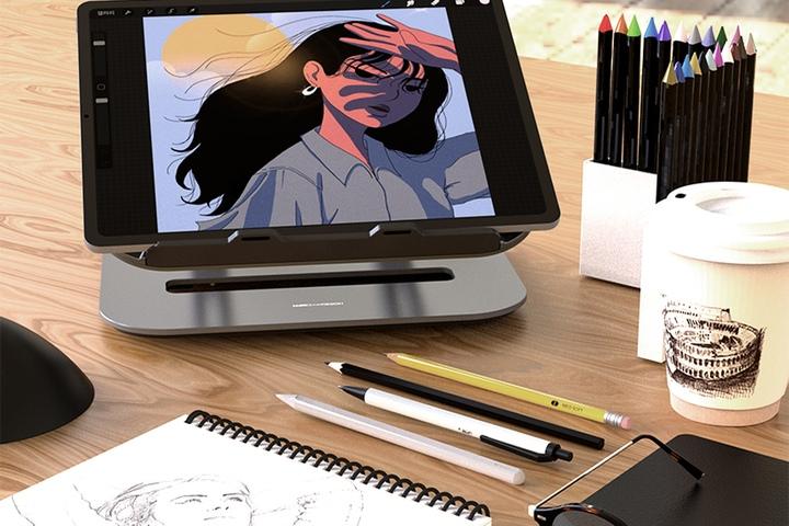 노트북 태블릿 아이패드 그림 그리기 책상 탁상용 드로잉 거치대