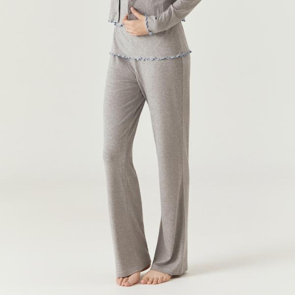 에블린 [내추럴하이틴] 골지 바지 EBLGF4T12M