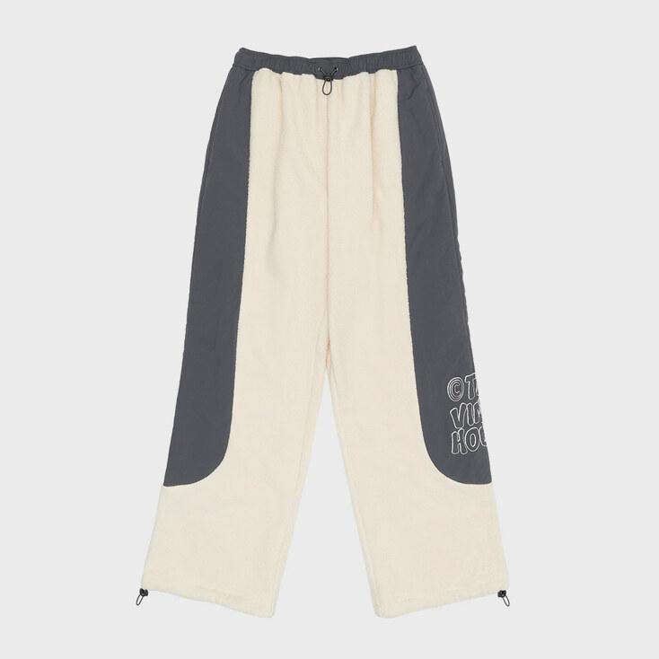 PANELED FLEECE PANTS IVORY (VH2CWUPA10A)