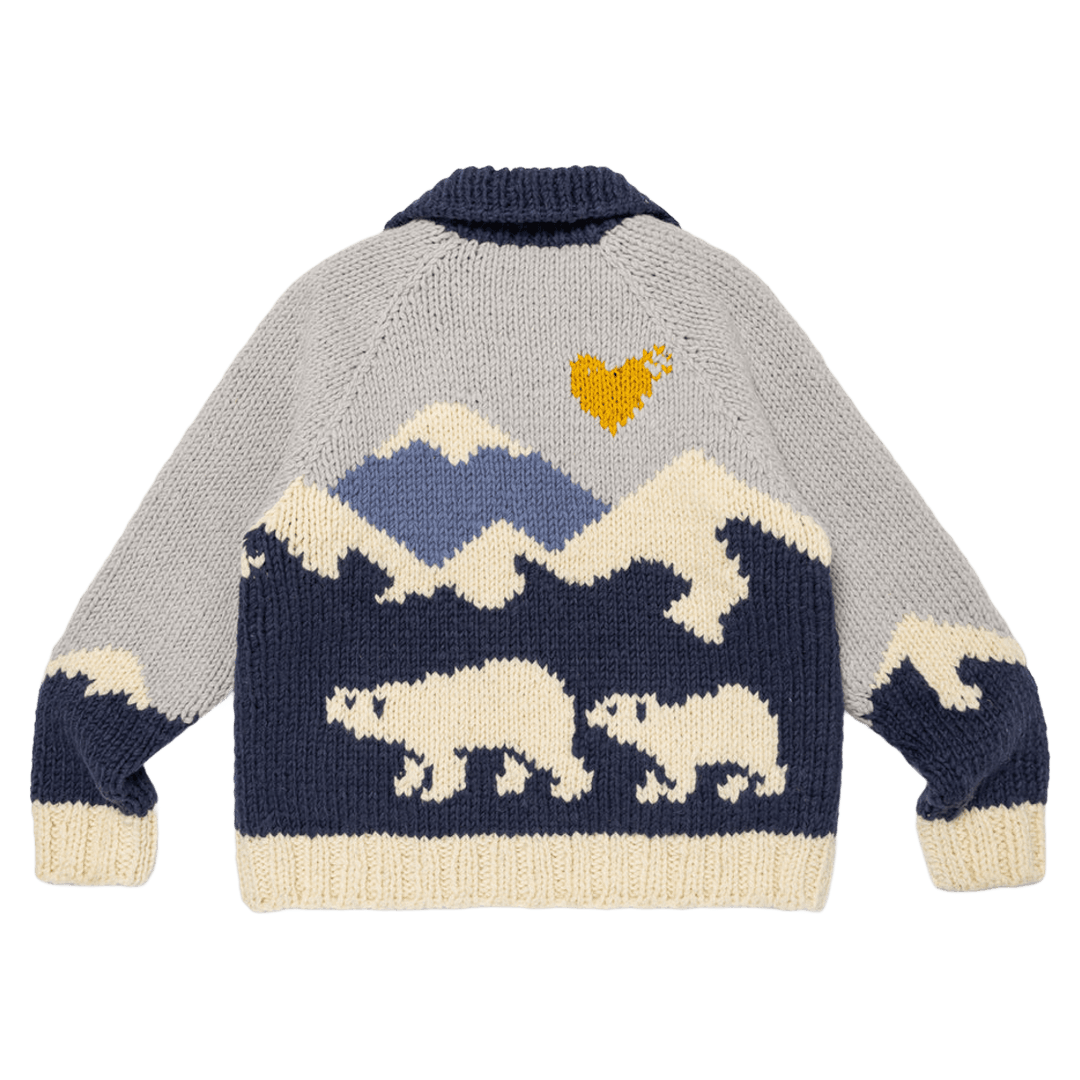 Human Made Polar Bear Cowichan Navy
