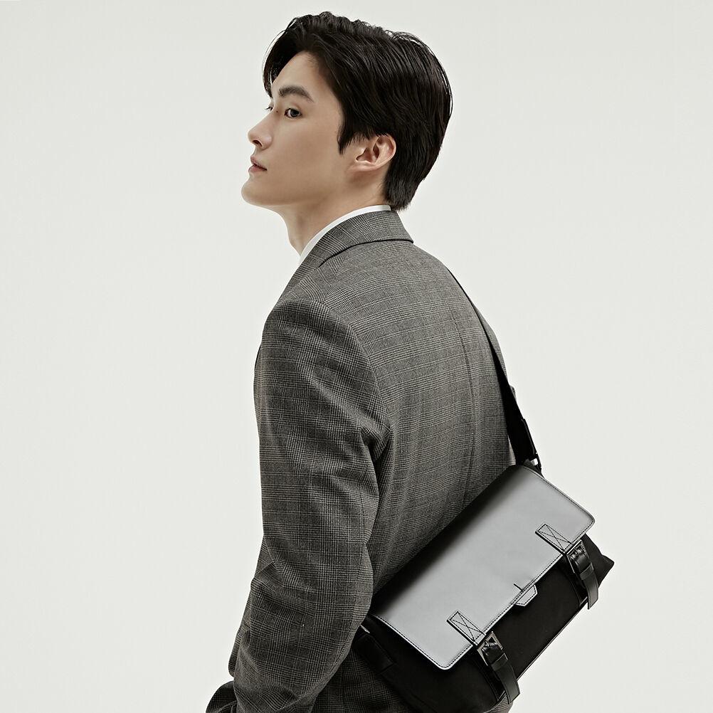 Polygon Double belt EW messenger [black combo]