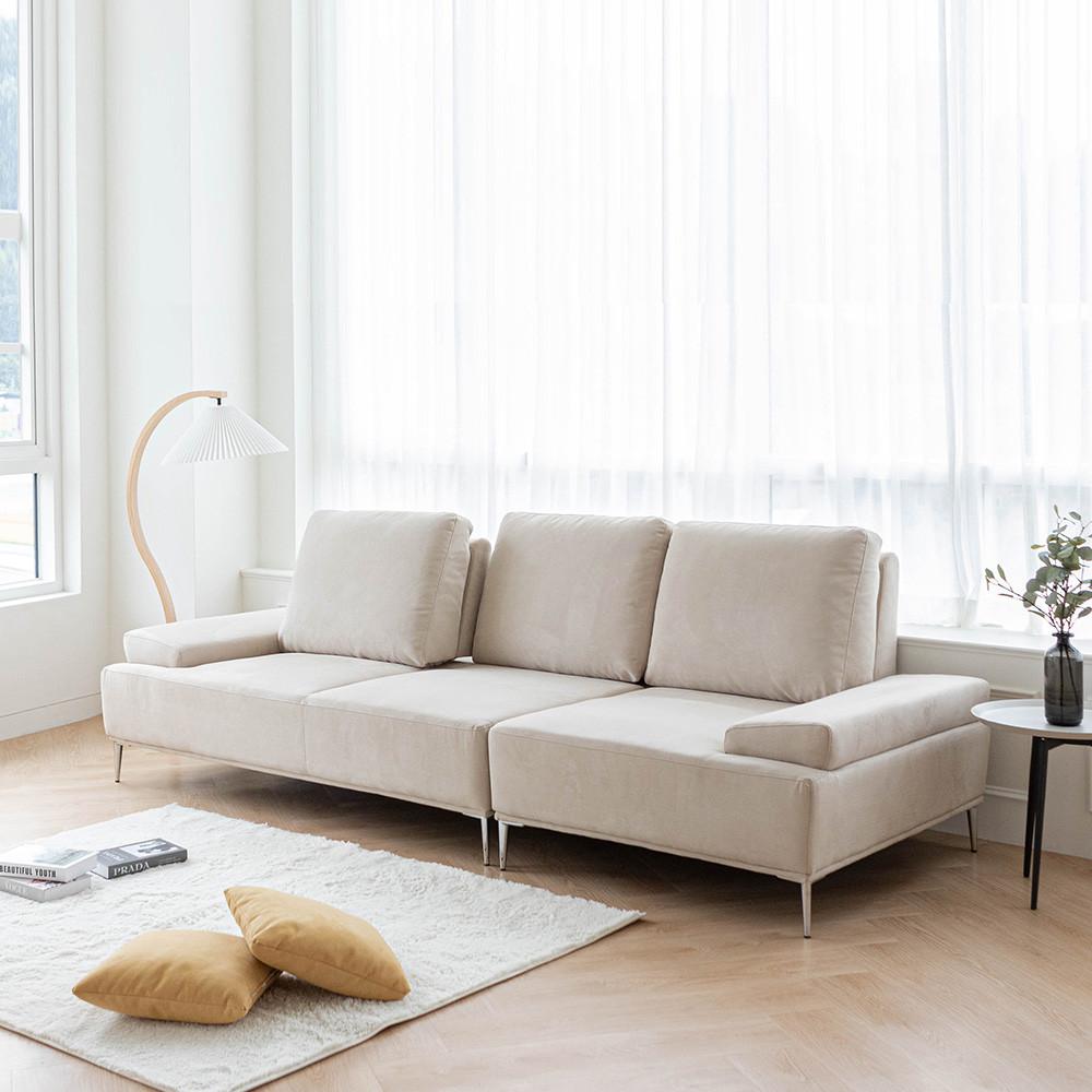 다채움가구 델피노 스윙 아쿠아스웨이드 3인용/4인용 패브릭소파