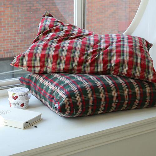 시애틀 체크 지퍼베개커버 2colors