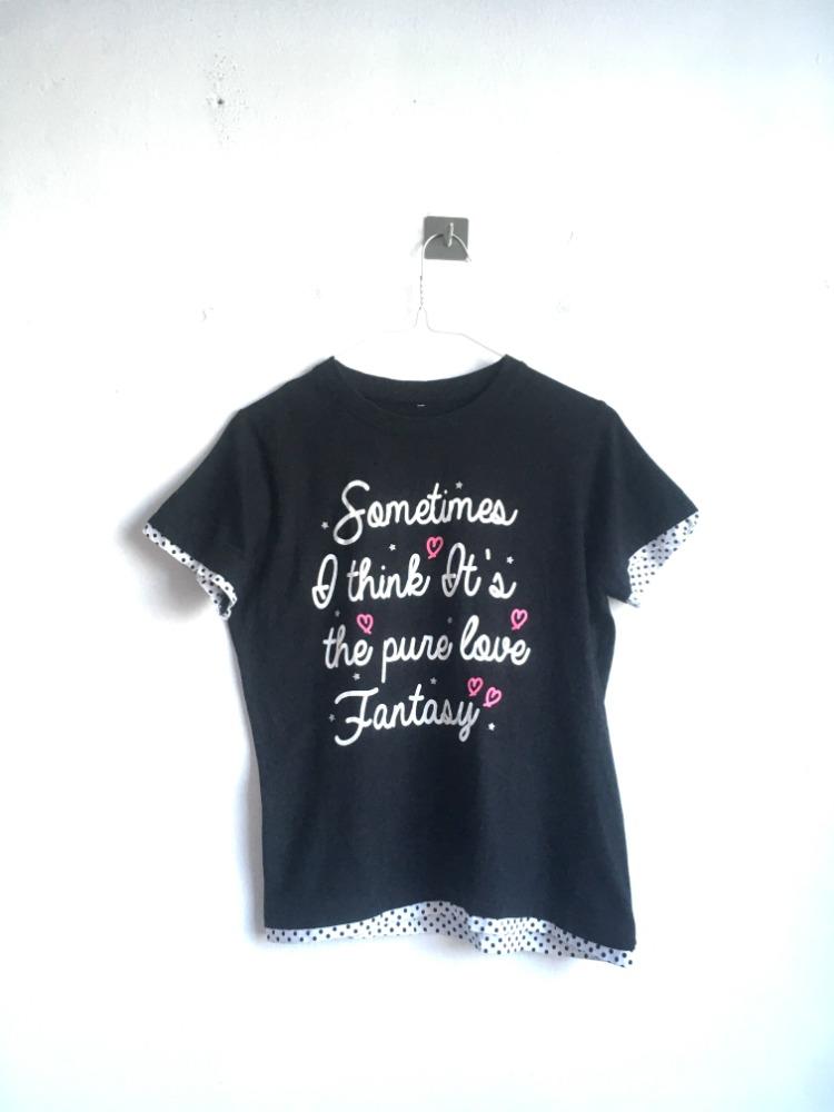 jpn vintage punk dot printing t shirt