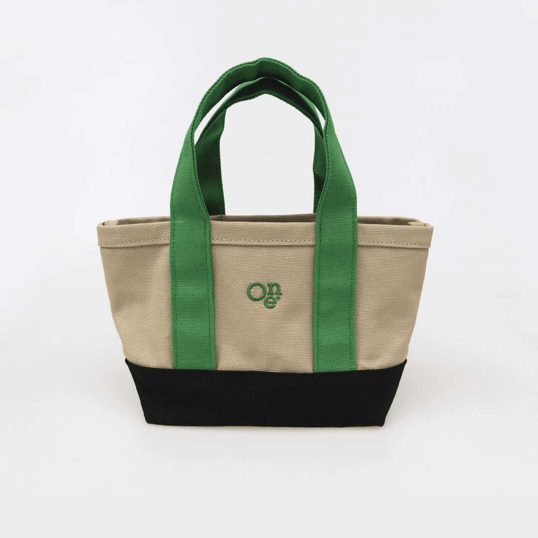 [09/19 순차배송]PETIT TOTE ONE_BEIGE/GREEN