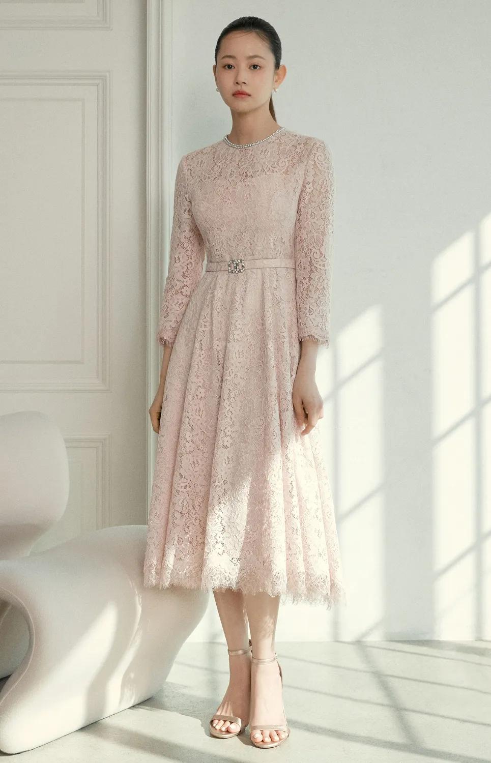 테리 레이스 원피스