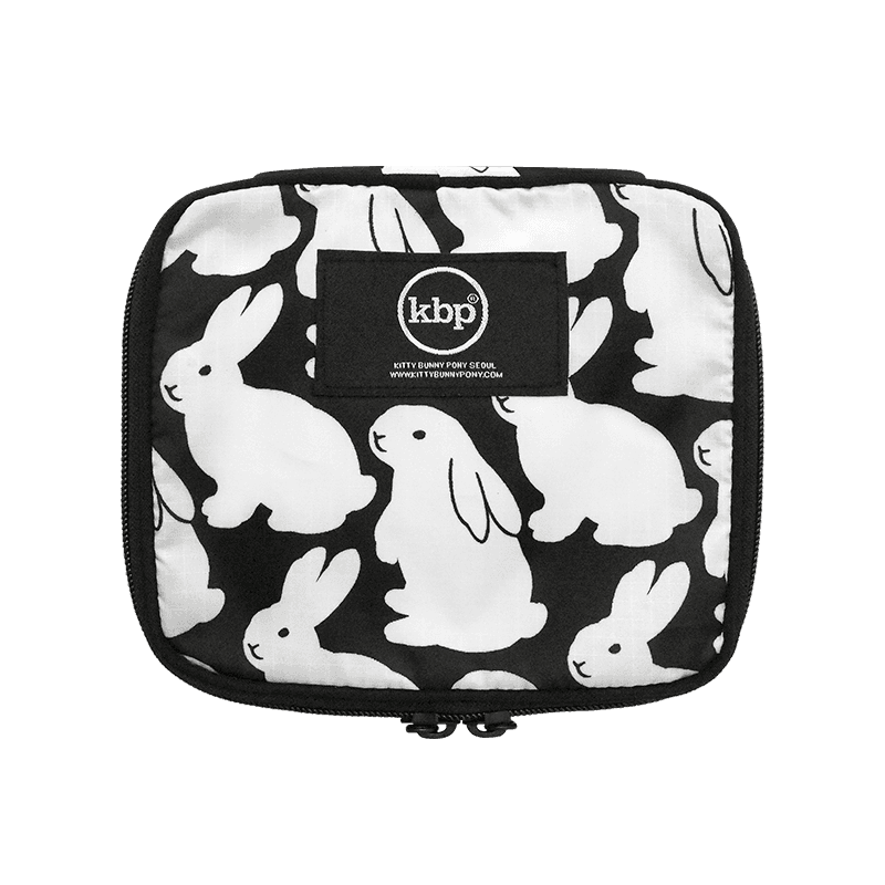 Ripstop Little Black Bunnies Mini Storage 립스탑 리틀 블랙 버니즈 미니 스토리지