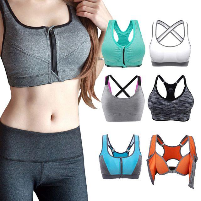 [당일출고] 집업 하이서포트 후크 스포츠브라 (S~3XL)