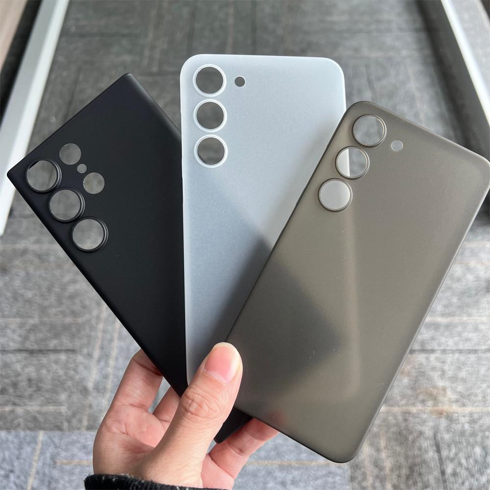 디핏 초슬림 0.3mm 지문방지 생폰 투명 케이스 갤럭시S23 울트라