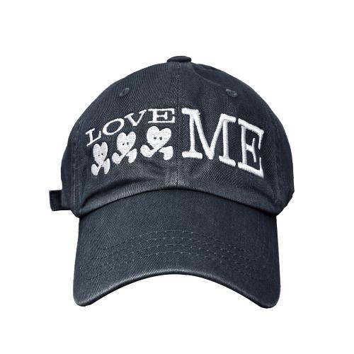 LOVE ME WASHING BALL CAP NAVY