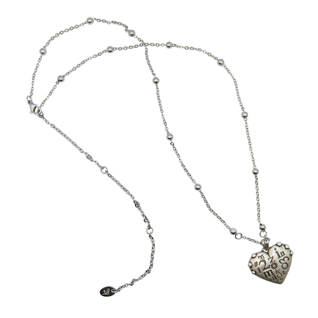 heart tick necklace
