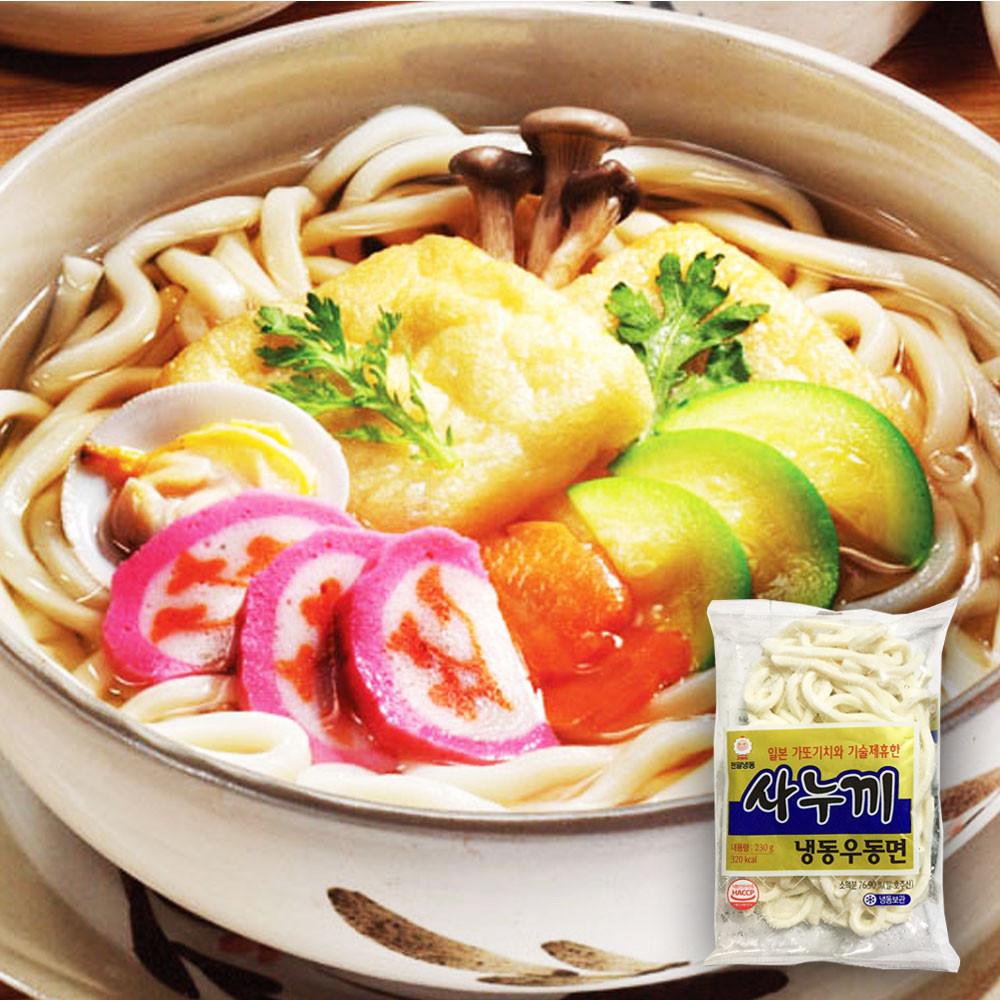 천일식품 천일 사누끼 냉동 우동면 230g /우동사리