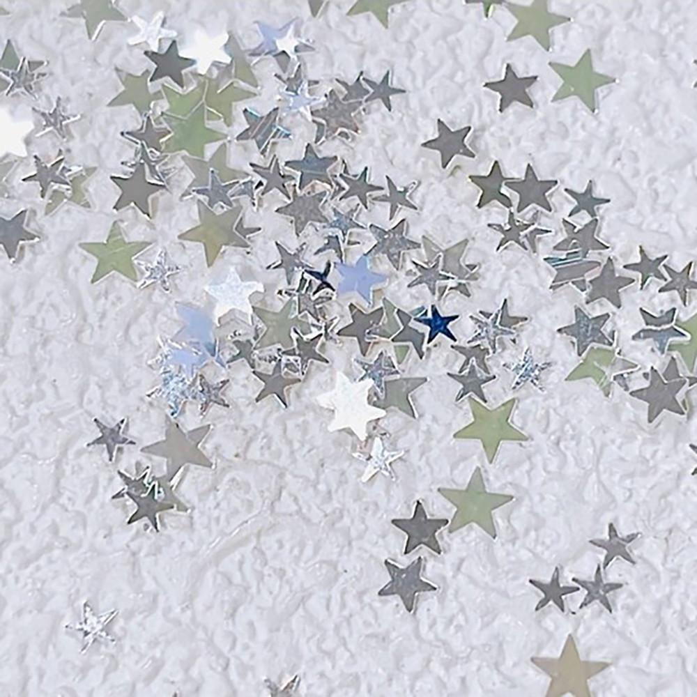 사이즈믹스 골드 실버 하트 별 글리터 GT-008 오각별실버