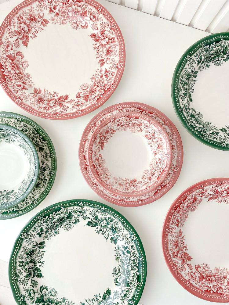 클레이탄 플라워 플레이트 홈파티 브런치 파스타접시 시리얼볼 그릇 선물세트