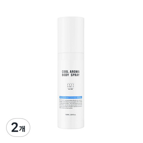 프레이포잇 쿨 아로마 바디 스프레이, 100ml, 2개 - 바디로션/크림/오일 | 쿠팡