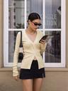 Time For Coffee Knitted Long Sleeve Top