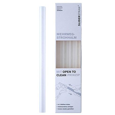 슬라이드스트로우 다회용 빨대 롱 투명