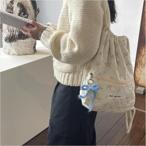 [벗배럴] 플라워 스트링백팩 2종