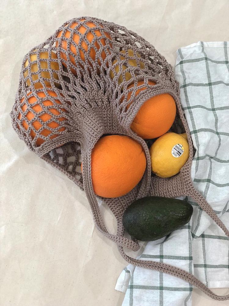 [DIY] 코튼4 리얼 네트백 뜨기 +동영상 / 프랑스 최고급 코튼 100% 코바늘 뜨개질 패키지