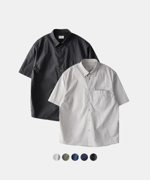 레귤러 핏 코어 반팔 셔츠