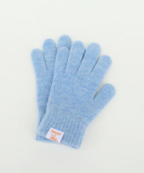 SHORT KNIT GLOVES - SKY BLUE 니트장갑 울장갑 숏장갑