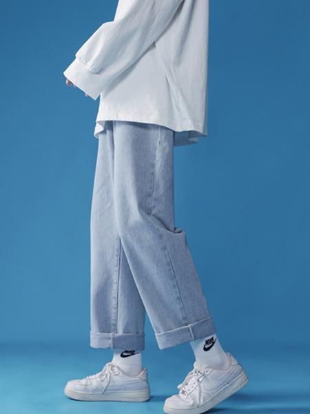 런즈 데일리 밴딩 데님 팬츠