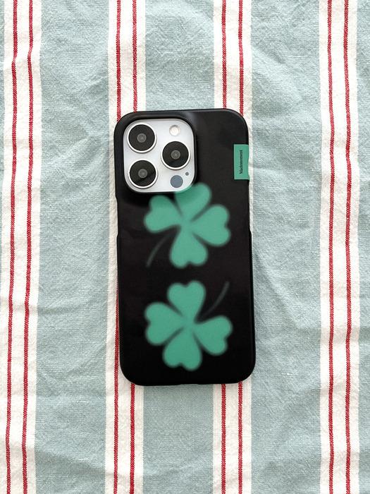 lucky clover 디자인 [하드 폰케이스]